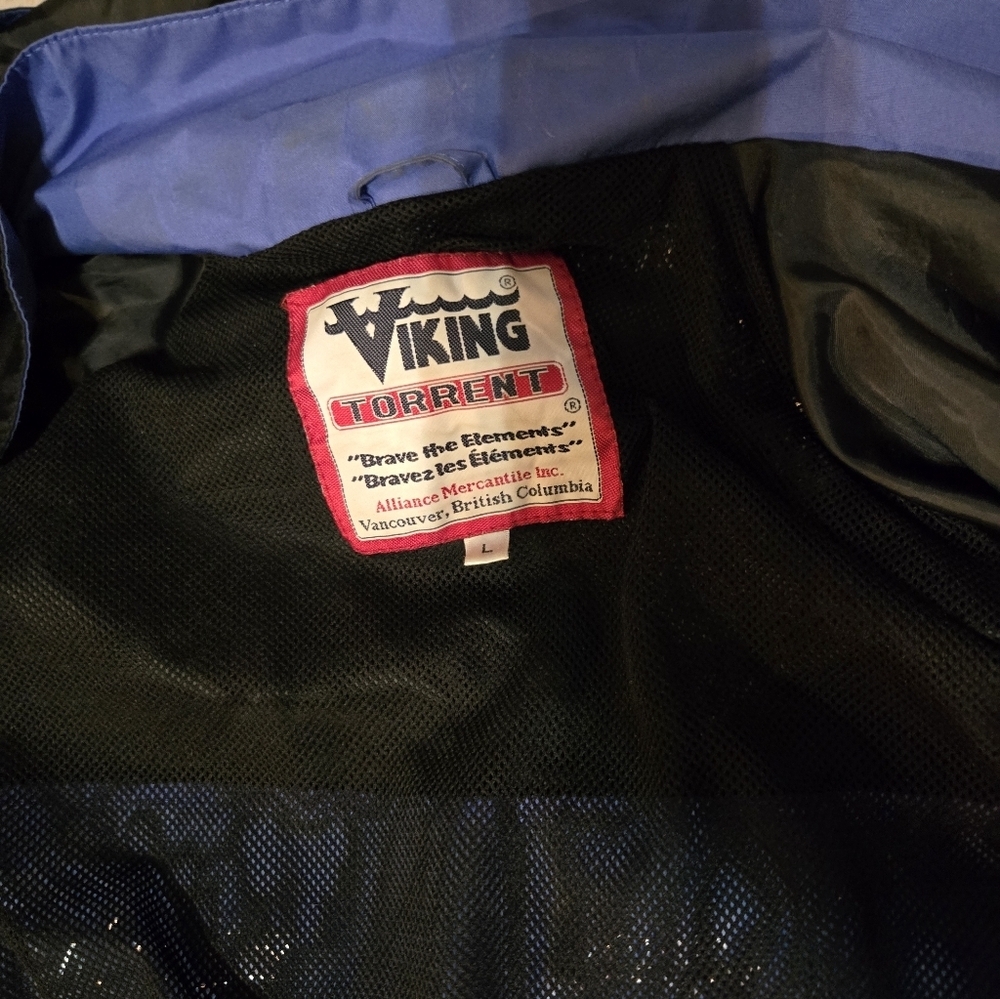 Viking Torrent II VTG Waterproof jacket, Blue/Black, Size L - Picture 8 of 8